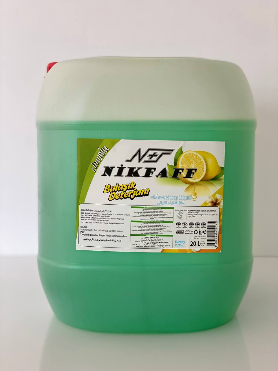 Nikfaff Bulaşık Deterjanı Limon 20 LT